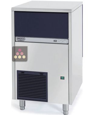 Machine à glaçons creux 46kg/24h avec réserve intégrée de 20kg - Pose libre - Condenseur à air BREMA