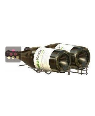 Panier chromé pour 2 bouteilles Magnum VISIORACK