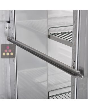 Glissière inox côté droit pour armoires Gastronormes 2 portes LIEBHERR PRO