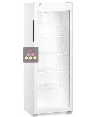 Armoire positive ventilée blanche - Porte vitrée - 250L LIEBHERR PRO