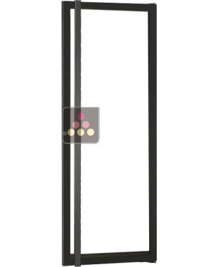 Moyenne porte vitrée full glass avec poignée pour Gamme Prestige TRANSTHERM