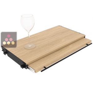 Tablette bois extensible pour pour rangement modulaire Architecture Intérieure du Vin - Largeur 60cm  ARCHITECTURE INTERIEURE DU VIN