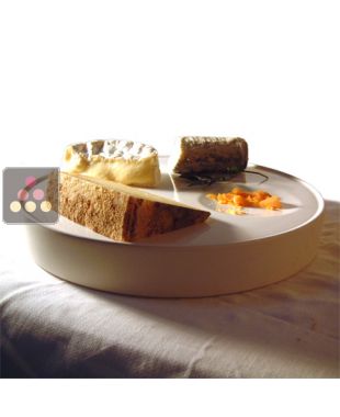 Ring - Plateau à fromage avec sa cloche en textile  L'ATELIER du VIN