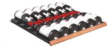 rangement vin sur clayettes