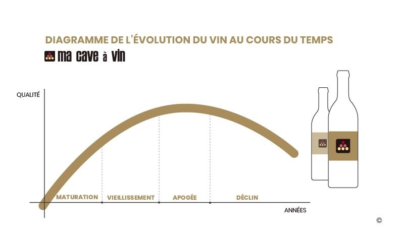 Evolution de la maturité du vin