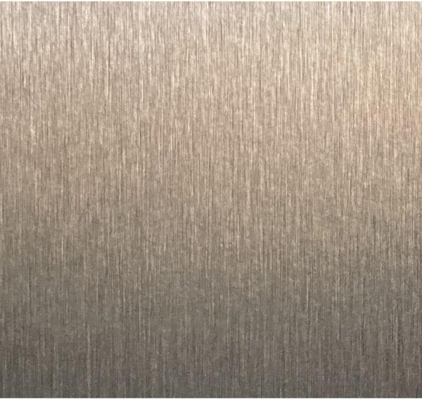 Habillage recouvert d'un stratifié effet Bronze satiné